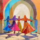 energetic rhythms with middle eastern traditional melodies