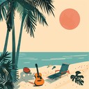 a laidback bossa nova tune perfect for sipping cocktails by the ocean