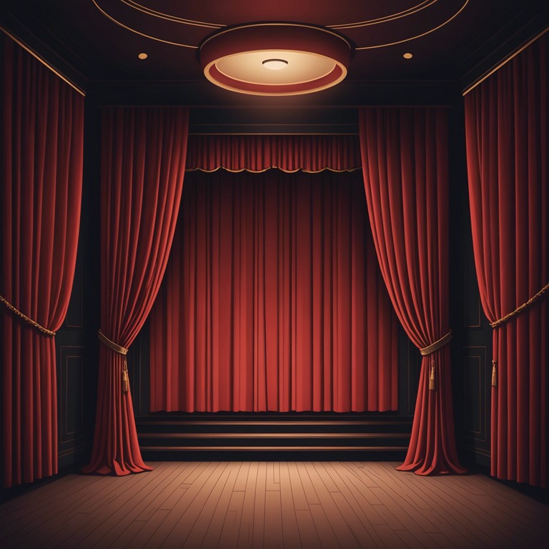 A song created to mirror the haunting echoes of a once vibrant but now forgotten cabaret hall, invoking images of dusty velvet curtains and ghostly performances. The instrumental combines dark, complex melodies with a sense of old world drama and elegance.