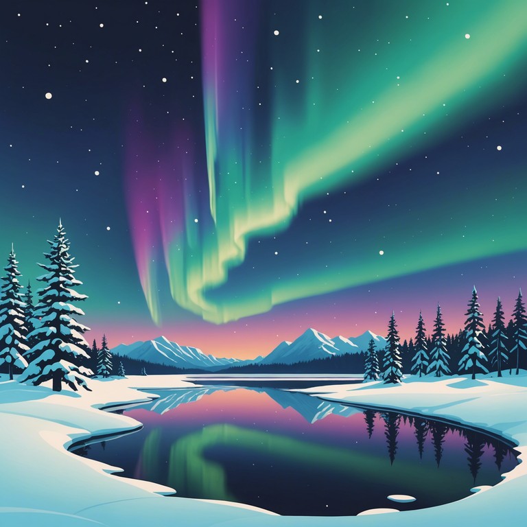 Embark on a musical rendition that feels like a gentle drift under the cosmic glow of aurora borealis with traditional finnish instruments creating a magical soundtrack.