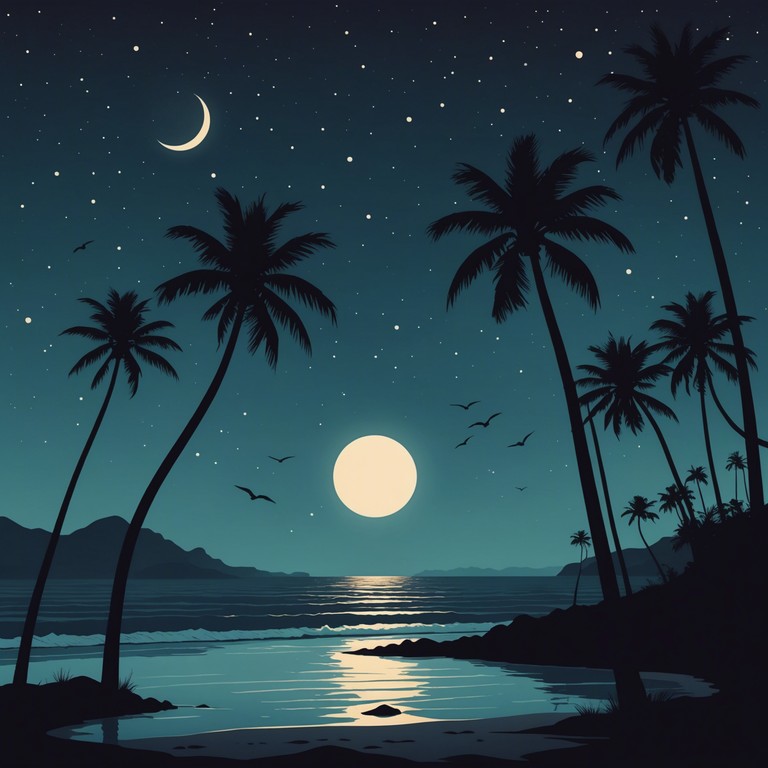 This instrumental track combines the chilled out vibe of reggae with an undercurrent of menace, creating a brooding, tension filled atmosphere that juxtaposes with the typically uplifting genre. With haunting melodies and a deep, suspenseful bassline, this piece explores the darker side of beachside evenings, where shadows seem to dance in the moonlight, and every rustle of palm leaves adds to the suspense.