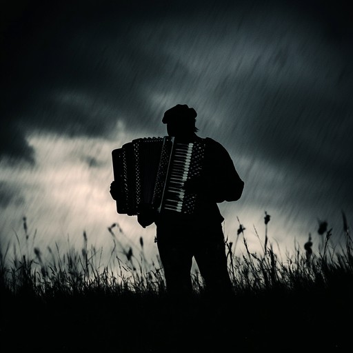 A haunting instrumental polka piece that combines traditional upbeat rhythms with darker, melancholic undertones, creating an atmosphere of introspection and quiet intensity.