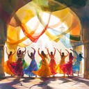 an uplifting middle eastern instrumental filled with joy and bliss