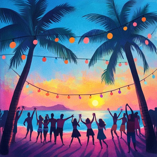 An upbeat instrumental that blends energetic steelpan melodies with lively caribbean percussion, evoking the joy of a tropical dance party on a sun soaked island