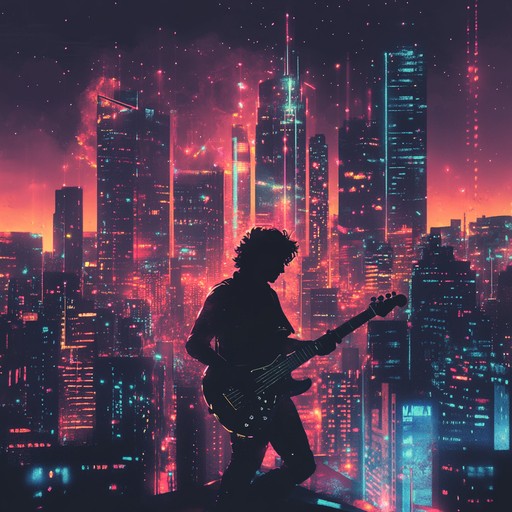 This instrumental track combines driving rock guitar riffs with a groovy dance beat, creating an electrifying atmosphere that keeps listeners moving all night. Energetic drum patterns meld with funky bass lines and soaring guitar solos, capturing the essence of a vibrant night out.