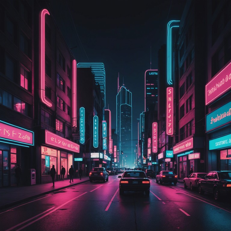 This track immerses the listener in a vibrant soundtrack of the night cityscape, with pulsating grooves and an eclectic electric essence that summons the feel of neon lit streets buzzing with life.