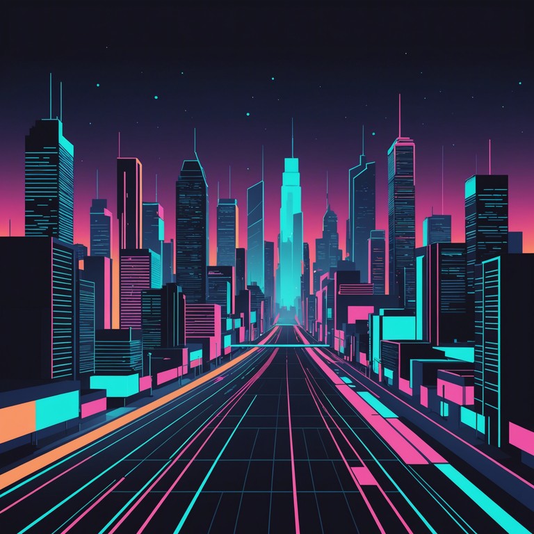 This piece merges shadowy tones with accelerated electronic rhythms creating a thrilling sonic experience that feels like navigating through a futuristic cityscape at night. An undercurrent of suspense adds depth, making it perfect for evoking stark visual themes.