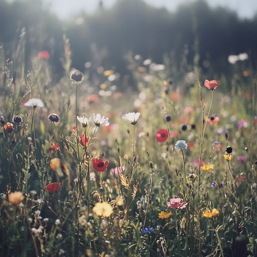 Immerse yourself in a gentle tune capturing the peaceful joy of walking through a sunlit meadow on a tranquil morning. The soft strumming of an acoustic guitar guides you through this serene and uplifting experience, filled with delicate melodies and soothing harmonies that evoke a sense of cheerfulness and calm.