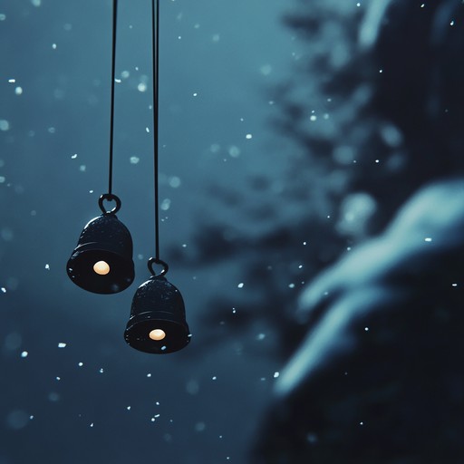 The calming resonance of sleigh bells accompanies a tranquil exploration into the heart of a peaceful winter night. This track would set a mood of introspection and mild solitude, invoking imagery of a lone, snowy landscape illuminated by the moonlight.