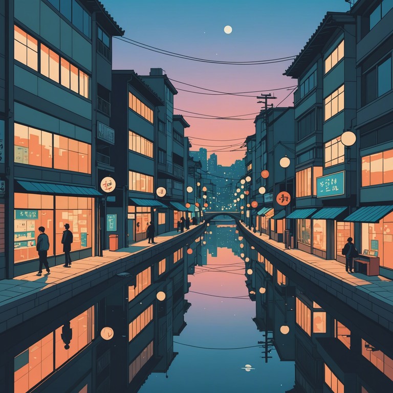 This track captures the essence of a serene twilight in seoul, interweaving the fast paced rhythm of the city with the profound beauty of korea's traditional instruments. The music serves as a bridge between the old and the new, embodying the soul of k pop with an emotional depth that captivates and transports the listener to the bustling streets and peaceful gardens of seoul.