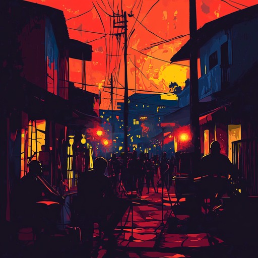 An energetic instrumental afrobeat composition that channels the raw and gritty atmosphere of lagos streets, combining traditional african percussion with modern urban sounds to create a driving and pulsating rhythm.