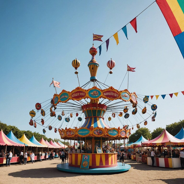 Imagine a carnival where the wildness of metal meets the carefree spirit of a merry go round. This track embodies that strange but delightful juxtaposition, combining serious metal with elements of fun and light hearted rap.