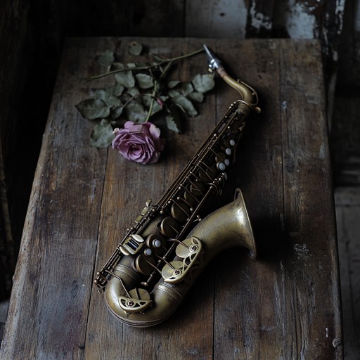 An evocative instrumental featuring a soulful saxophone melody that captures the bittersweet feelings of reminiscing about a past relationship, set against a backdrop of smooth 70s jazz harmonies.