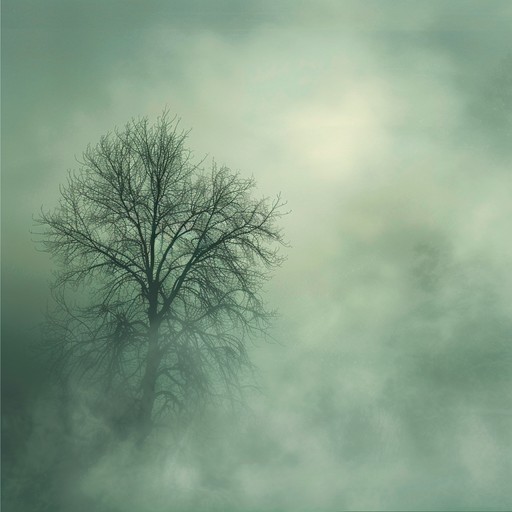 A haunting and atmospheric instrumental piece that evokes the eerie feeling of being lost in a dense fog, with ghostly echoes and distant whispers swirling around in the misty night air.