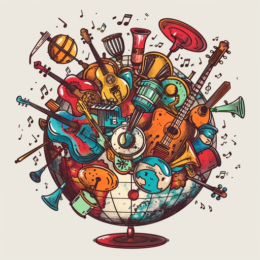 A fusion of vibrant global percussion and soaring melodies, this track captures the essence of unity and resilience. Starting with an intricate beat from african djembes, it transitions into a mix of middle eastern ouds and south american pan flutes, building a tapestry of sound that transcends borders. This powerful instrumental tells a story of global harmony, blending traditional and modern elements for an inspiring and uplifting experience.