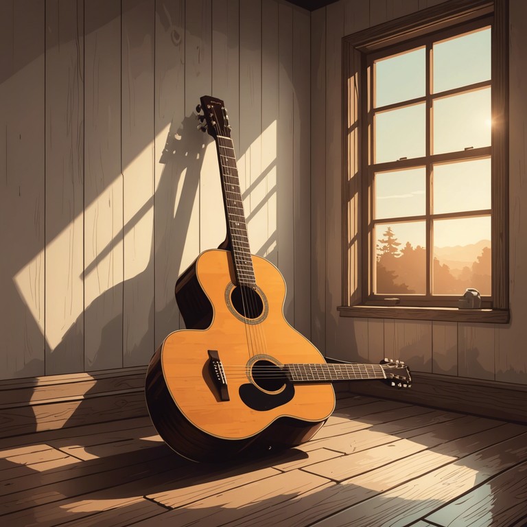 This composition blends nostalgic emotions with contemporary rhythms, creating a bridge between the past and the present through soothing yet profound music. The piece features an acoustic guitar as the primary instrument, infusing the track with a sense of warmth and intimacy. This fusion of classical sentiments with subtle electronic elements delivers a unique listening experience, perfect for reflective moments or generating inspiration.