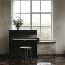 tender piano chords harmonized with the soft sound of rain.