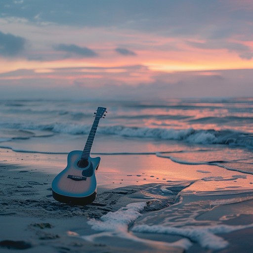 Transport yourself to a serene moonlit beach with gentle samba rhythms, capturing the essence of an intimate dance by the waves. The soft touch of the guitar melds seamlessly with subtle percussion, creating a delightful blend of harmony and warmth. Perfect for quiet moments and romantic evenings.