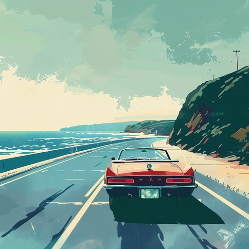 Capture the essence of a joyous summer road trip with this upbeat soft rock instrumental. The smooth electric guitar sets the tone, guiding listeners through sunlit highways and scenic vistas. The blend of gentle drum beats and soft rock elements ensures a feel good vibe that’s both energizing and relaxing, ideal for cruising with the windows down.