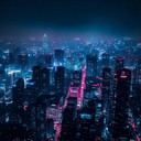 synthesizer melodies creating futuristic cityscapes