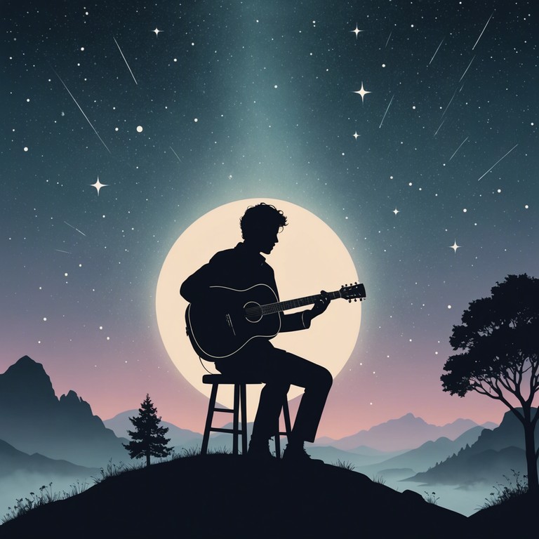 Travel deeper into the heart of the forest, where the line between reality and fantasy blurs. Here, the sounds of an acoustic guitar resonate with whispers of ancient stories told under the light of a crescent moon.