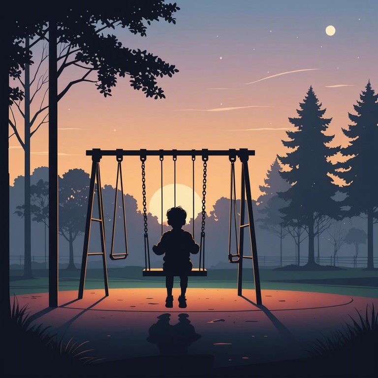 A jazz infused exploration into the world of childhood wonder under the cover of dusk, with playful saxophone melodies echoing the innocence and joy of early years.