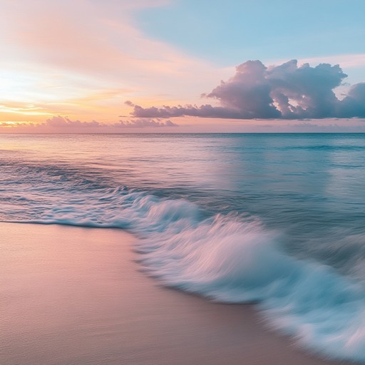 A soothing samba rhythm that evokes the tranquility of a tropical beach at sunset, with gentle guitar strums and light percussion. The melodies weave through the atmosphere, bringing a sense of peace and relaxation, perfect for unwinding or imagining a serene beach escape.