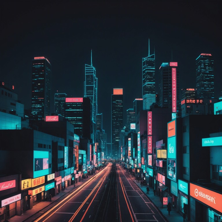 A deeply rhythmic sound experience that feels like a night time journey through a bustling city filled with glowing neon lights and lively street scenes. The track blends intricate hip hop beats with layers of electronic textures, creating a vibrant soundscape that captures the essence of night life in an electrifying urban environment.