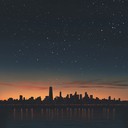 a calming techno journey through peaceful city nightscapes