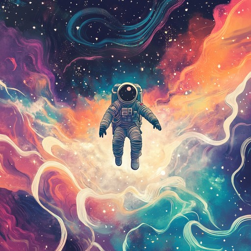 An instrumental dub track that blends deep basslines with ethereal synth melodies, creating a cosmic, otherworldly atmosphere reminiscent of the endless expanse of space, utilizing echoing beats, reverb, and ambient soundscapes to transport the listener to another dimension.