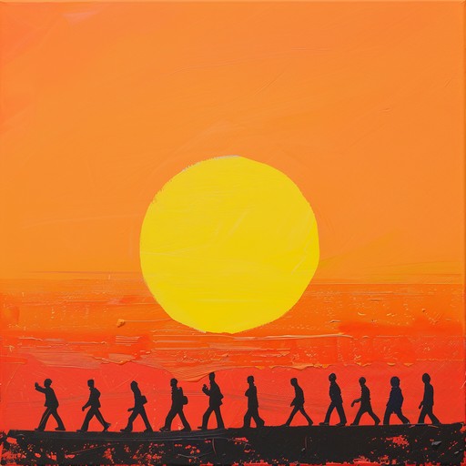 This piece captures the infectious enthusiasm of a sunrise celebration, featuring uplifting melodies and a dynamic arrangement to emulate the feeling of a new day full of possibilities.