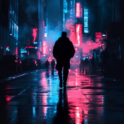 This instrumental lofi track blends ambient city sounds with a steady beat to create a tense and atmospheric journey through the silent streets at midnight.