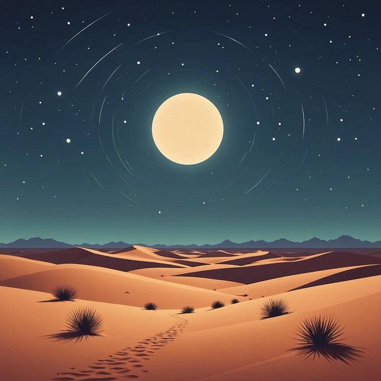 This piece captures the expansive and mystical atmosphere of the desert, blending traditional middle eastern instruments with modern boldness to evoke a journey through ancient landscapes. The music swirls like sand in the wind, rising and falling with intensity, guiding the listener through an emotional and spiritual exploration of the vast, ancient deserts.