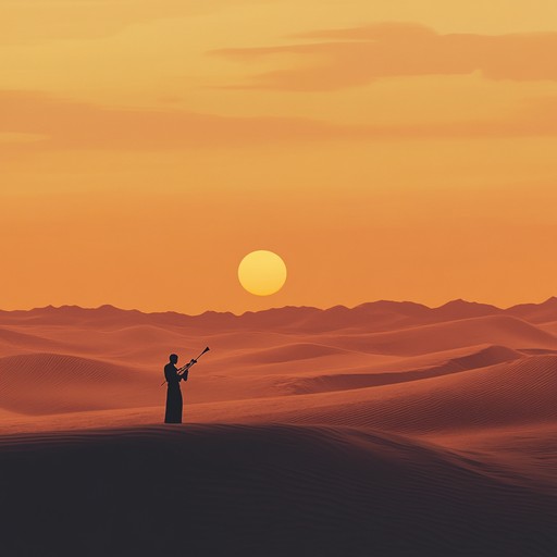 Embark on a melodic voyage through the expansive dunes of an ethereal desert. Enveloped by the tranquility of soft melodies from distant flutes, listeners will feel a sense of peace and antiquity. This track provides a serene, otherworldly ambiance that perfectly captures the mysticism of ancient, untouched sands.