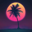 synthwave tranquility for a serene, relaxing experience