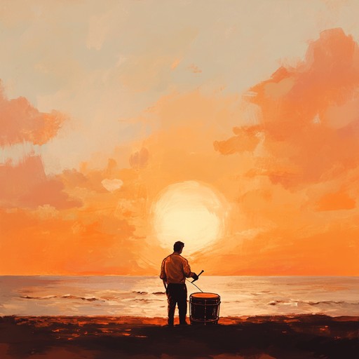 A calming calypso piece that blends gentle steel drums with distant ocean sounds, depicting the solitude of a sunset on a remote island. The gentle sway of the melodies evokes a sense of loneliness but also a soothing calm, perfect for introspective moments.