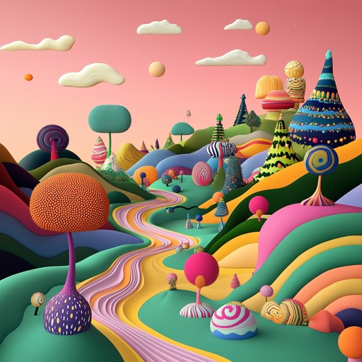 Dive into a playful, whimsical adventure through electronic landscapes, infused with the charm of toy sounds and exotic melodies. A dynamic, enchanting journey that feels both nostalgic and magical