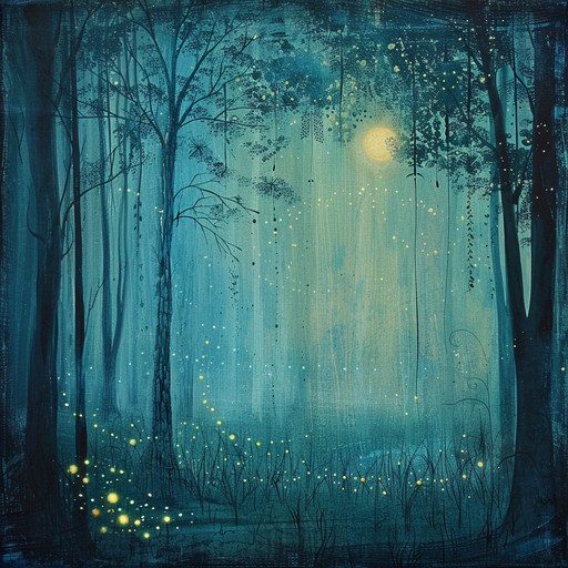 With a soft and repetitive structure, this melodic piece conjures the tranquil ambiance of a nighttime forest. Using soothing instrumentation, it creates an environment of calm and tranquility, perfect for children's bedtime.