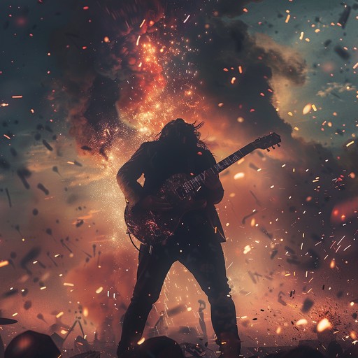 This metal track features soaring guitar riffs, thunderous drums, and an overall energetic rhythm that encapsulates the jubilant euphoria of a triumphant celebration. Designed to evoke excitement and pure joy, this instrumental piece is perfect for moments of victory and festivity. The dynamic changes and powerful crescendos create an infectious, uplifting atmosphere.