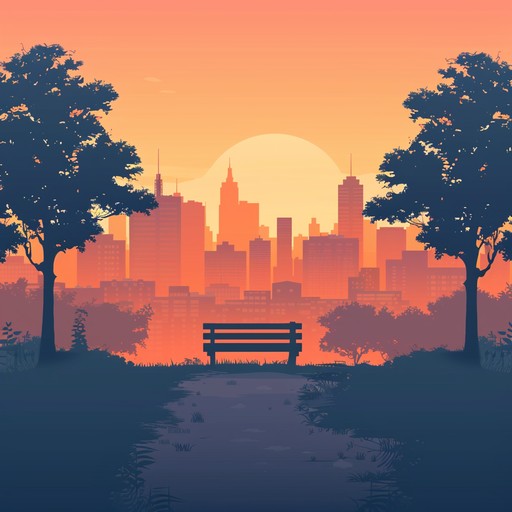 This track captures the essence of an urban sunset, blending smooth new jack swing with the cool vibes of evening city life. Perfect for unwinding, it features a nostalgic 90s feel with contemporary elements.