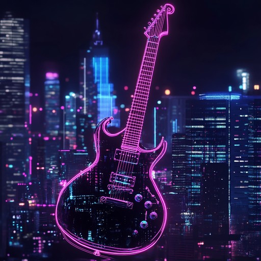 An immersive instrumental piece that blends urban sound textures with psychedelic rock elements, evoking the vibrant energy and mystery of a city at night. The music leads listeners through neon lit streets, creating an atmosphere of exploration and introspection.