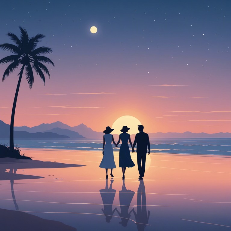 The alternative version features a slower rhythm with a more pronounced trumpet melody, simplifying the background to enhance the romantic feeling, ideal for a dance under the stars.