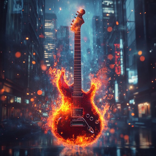 This track combines dynamic guitars with powerful raps, blending metal's raw energy and rap's rhythmic flow. It inspires listeners to overcome chaos and challenges, with an invigorating, optimistic, and empowering atmosphere.