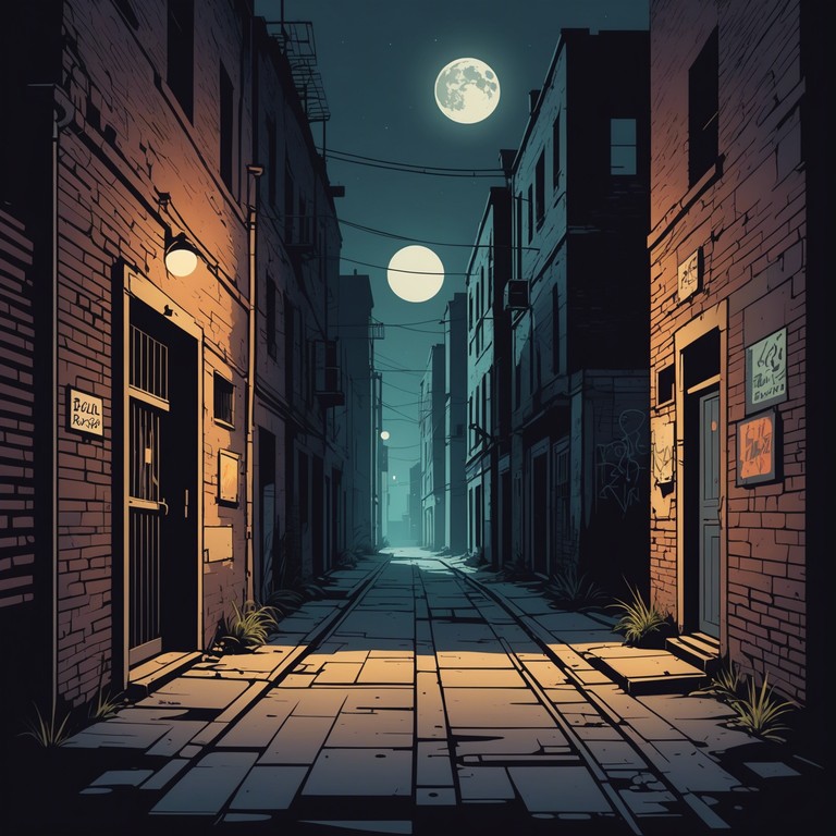 Imagine walking through dark, graffiti laden alleys where the echoes seem haunted by otherworldly shrieks and raw guitar riffs punch through the thick air, crafting an unstoppable force of sound. This track embodies the eerie echoes of an abandoned cityscape colliding with the unrestrained energy of hardcore punk, creating a chilling, thrilling experience.