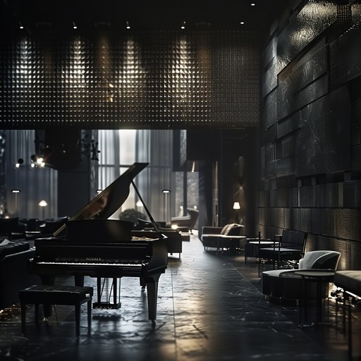 A delicate interplay of smooth piano and gentle strings, evoking the essence of late night conversations in a dimly lit lounge. This instrumental piece effortlessly balances sophistication with a soothing atmosphere, ideal for unwinding and savoring a glass of fine wine.