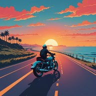 energetic guitar riffs and carefree vibes
