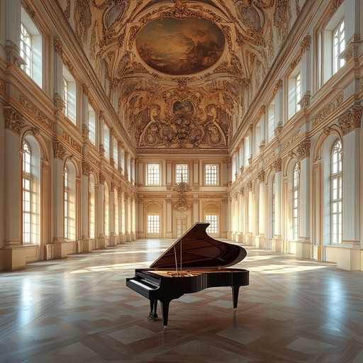 An instrumental baroque composition performed on solo harpsichord, expressing profound feelings of solitude and introspection. The melody weaves through intricate passages, capturing the essence of loneliness and the depth of human emotion, reminiscent of a solitary wanderer in an empty grand hall.