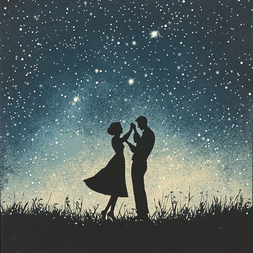 An instrumental waltz featuring a delicate violin melody that captures the essence of intimate moments shared under starlit skies. The gentle swaying rhythm evokes feelings of closeness and affection, as if two souls are dancing alone beneath the stars. The music blends graceful harmonies with soft dynamics, creating an atmosphere of tenderness and deep emotional connection.