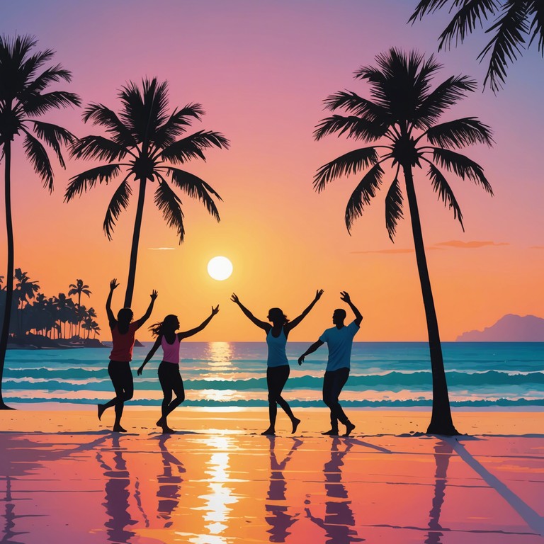 A unique blend of laid back reggae rhythms and energetic disco beats create a danceable yet relaxing soundtrack. The track layers smooth bass lines with upbeat disco synths, providing a perfect backdrop for a sun soaked beach party or a vibrant night out. The combination of reggae's chill vibes and disco's lively pulse makes for an unexpected yet harmonious musical journey.