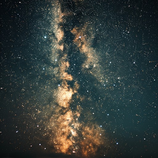 A mesmerizing instrumental piece that captures the awe-inspiring beauty of a clear night sky. The gentle strumming of an acoustic guitar creates a peaceful atmosphere, while the ethereal soundscapes of ambient synths evoke the vastness of the cosmos. The melody ebbs and flows, guiding the listener on a journey through the constellations and beyond.